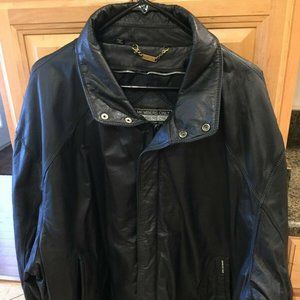 Members Only Leather Jacket Men's Big & Tall 3X